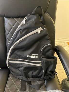 Black Unisex Pickleball Bag
